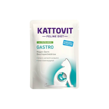 KATTOVIT FELINE DIET GASTRO TACCHINO + RISO Gatti