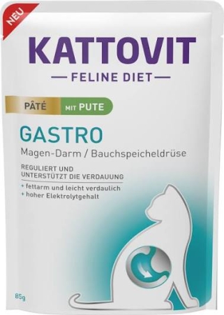 KATTOVIT FELINE DIET GASTRO PATE' TACCHINO Gatti
