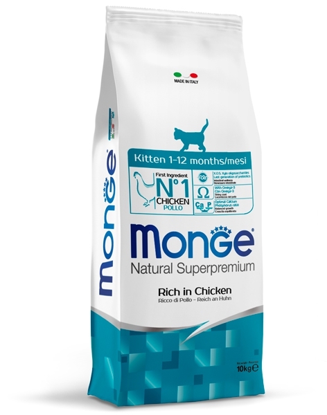 MONGE NATURAL SUPERPREMIUM KITTEN RICCO DI POLLO