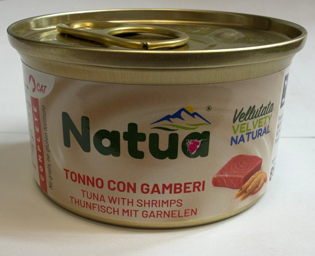 NATUA VELLUTATA NATURAL COMPLETE TONNO CON GAMBERI