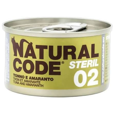 NATURAL CODE STERIL 02 GATTO TONNO E AMARANTO