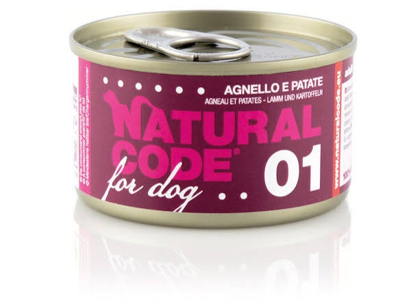01 NATURAL CODE DOG AGNELLO E PATATE