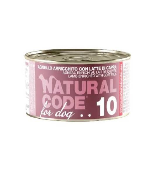 10 NATURAL CODE DOG AGNELLO ARRICCHITO CON LATTE DI CAPRA