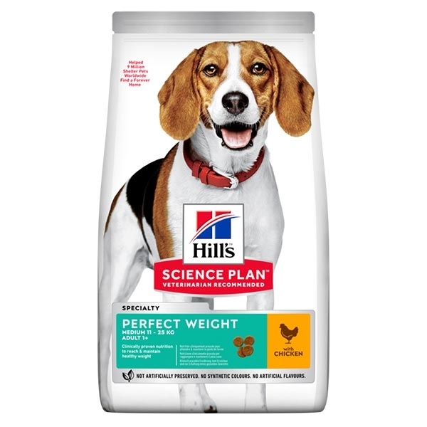 HILL'S SCIENCE PLAN PERFECT WEIGHT ADULT MEDIUM CON POLLO