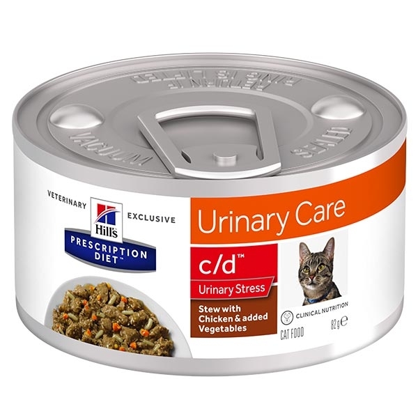 PRESCRIPTION DIET STEW C/D URINARY CARE URINARY STRESS CON POLLO E VERDURE 