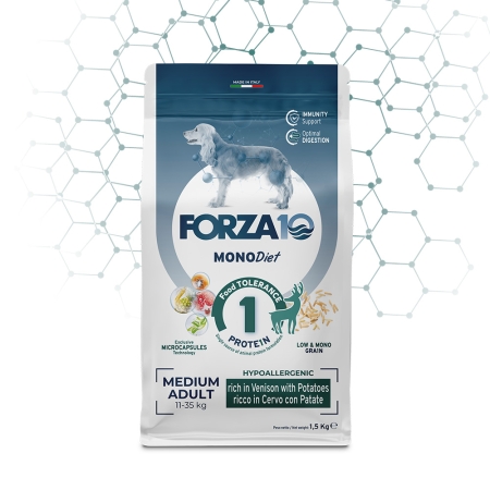 FORZA 10 MEDIUM DIET AL CERVO CON PATATE Cani