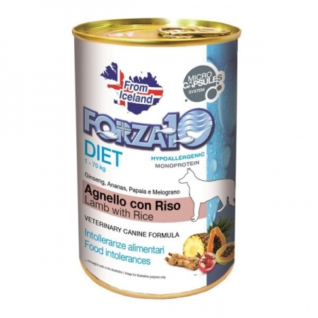 FORZA 10 DIET PATÉ AGNELLO CON RISO Cani