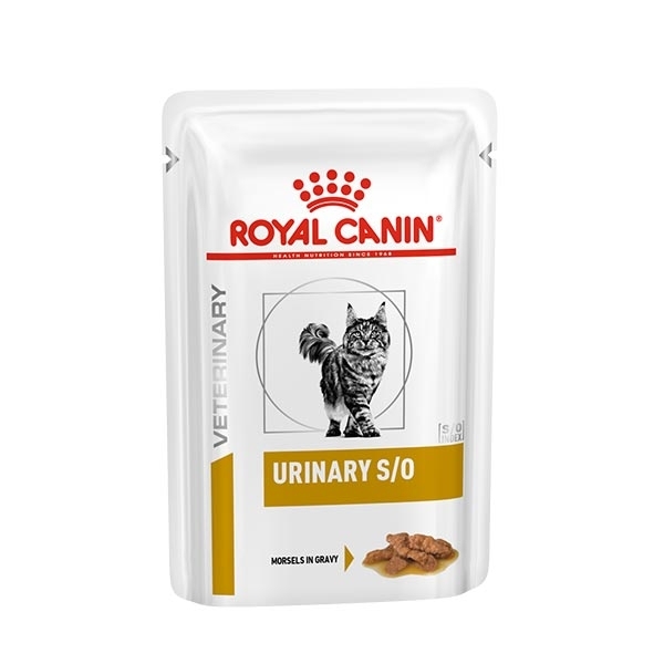 ROYAL VETERINARY DIET URINARY S/O CON POLLO MORSELS IN GRAVY 