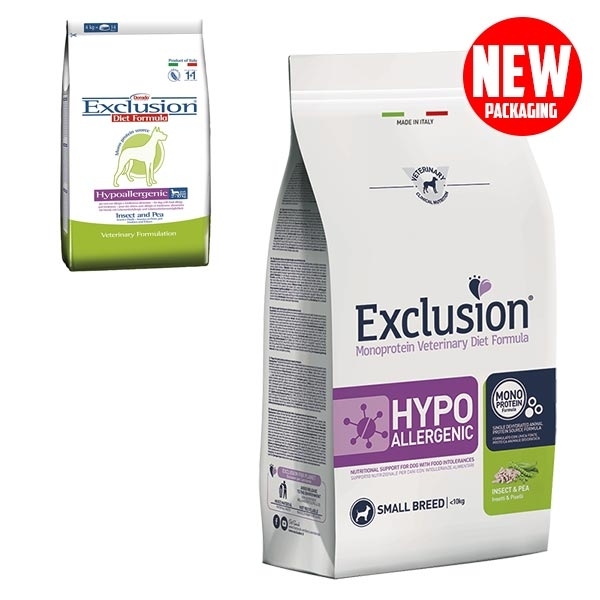 DIET HYPOALLERGENIC SMALL BREED INSETTI E PISELLI