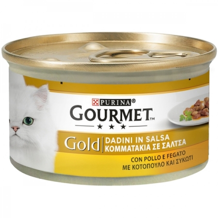 GOURMET GOLD DADINI IN SALSA CON POLLO E FEGATO Gatti