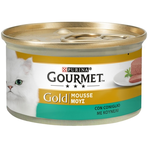 GOURMET GOLD MOUSSE CON CONIGLIO 