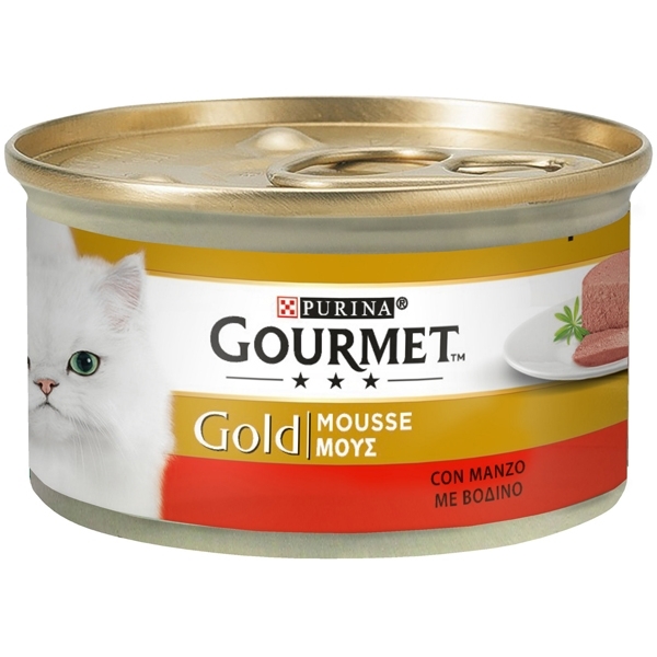 GOURMET GOLD MOUSSE CON MANZO 