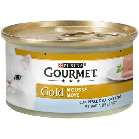 GOURMET GOLD MOUSSE CON PESCE DELL'OCEANO Gatti