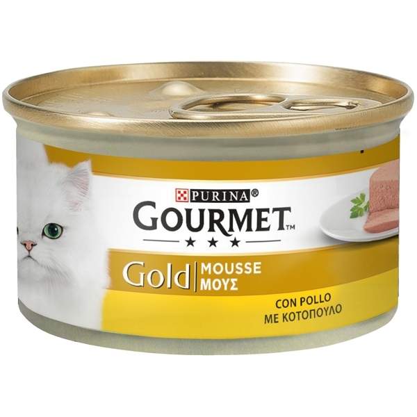 GOURMET GOLD MOUSSE CON POLLO DELICATO 