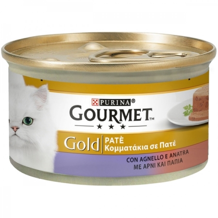 GOURMET GOLD PATÉ CON ANATRA E AGNELLO Gatti