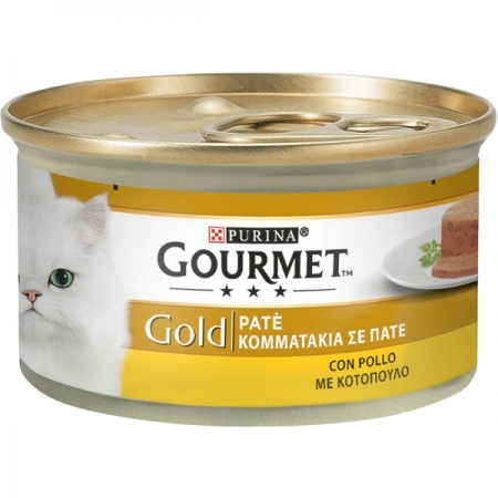 GOURMET GOLD PATÉ CON POLLO Gatti