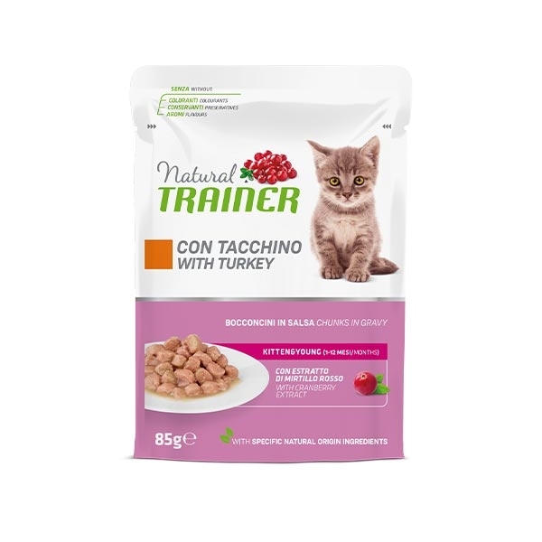 NATURAL TRAINER CAT KITTEN & YOUNG CON TACCHINO 
