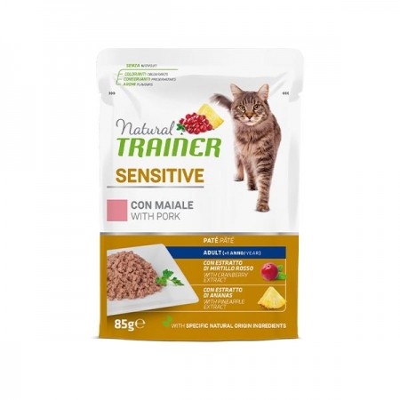 TRAINER NATURAL SENSITIVE ADULT CON MAIALE Gatti