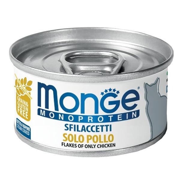 MONGE MONOPROTEICO SFILACCETTI SOLO POLLO 