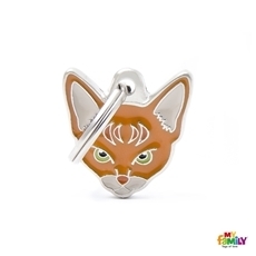 MEDAGLIETTA GATTO ABISSINO 