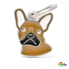 MEDAGLIETTA CANE BULLDOG FRANCESE 