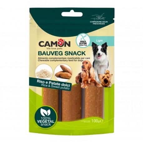 DENTAL SNACK CANNOLI RIPIENI CON RISO E PATATA DOLCE LIGHT 
