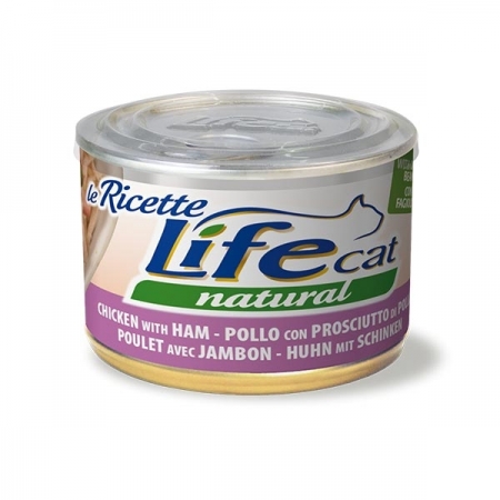 LIFE CAT LE RICETTE POLLO CON PROSCIUTTO E FAGIOLINI Gatti
