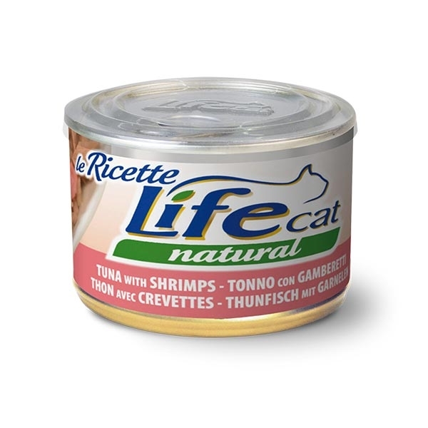 LIFE CAT LE RICETTE TONNO CON GAMBERETTI 