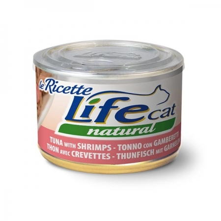 LIFE CAT LE RICETTE TONNO CON GAMBERETTI Gatti