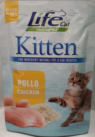 LIFE CAT NATURAL KITTEN POLLO Gatti