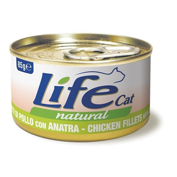 LIFE CAT NATURAL POLLO CON ANATRA 