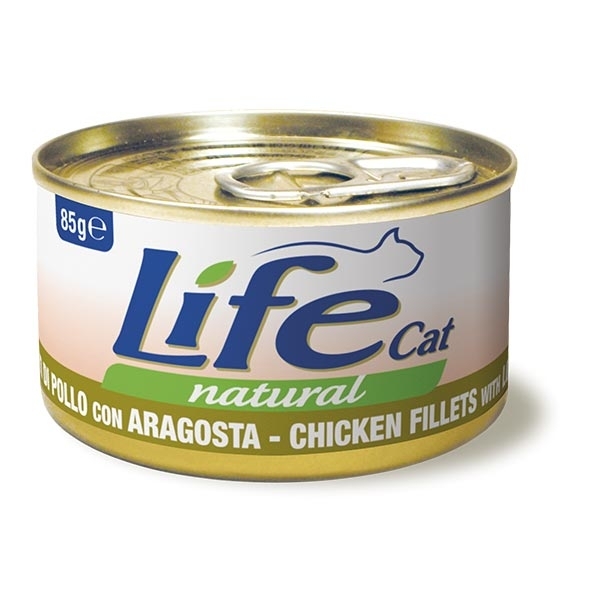 LIFE CAT NATURAL FILETTI DI POLLO E ARAGOSTA