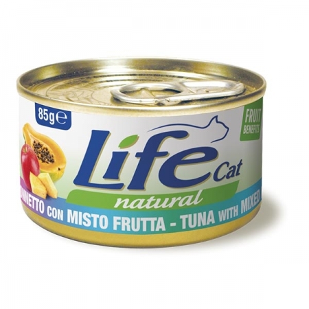 LIFE CAT NATURAL TONNETTO CON FRUTTA MIX Gatti