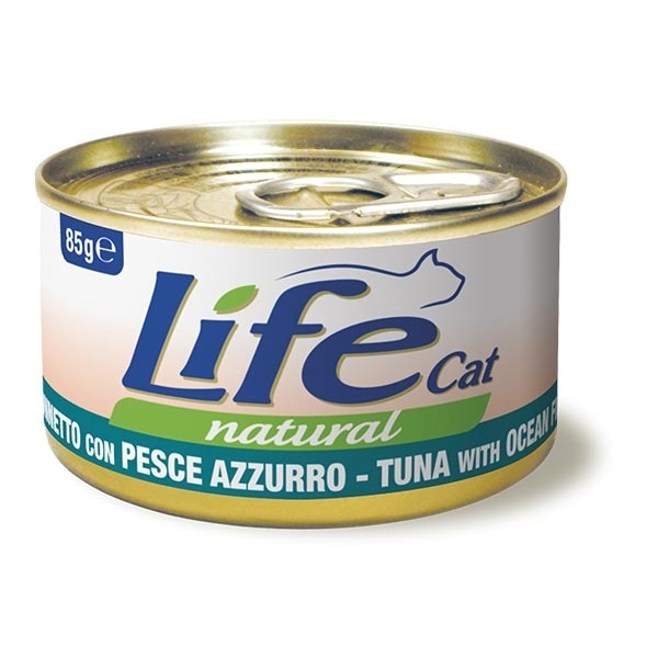 LIFE CAT NATURAL TONNETTO CON PESCE AZZURRO 