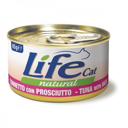 LIFE CAT NATURAL TONNETTO CON PROSCIUTTO Gatti