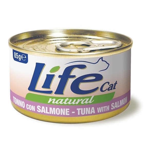 LIFE CAT NATURAL TONNO CON SALMONE 
