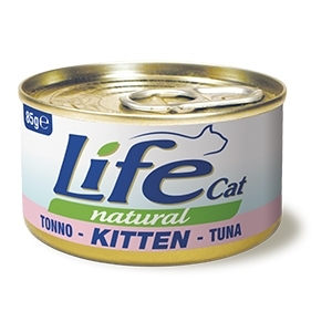 LIFE CAT NATURALE KITTEN CON TONNO Gatti