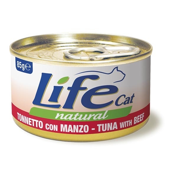 LIFE CAT NATURAL TONNETTO CON MANZO 
