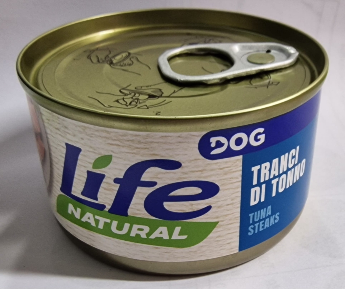 LIFE NATURAL DOG TRANCI DI TONNO IN SALSA NATURALE 