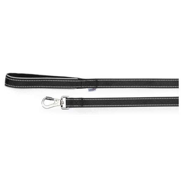 CAMON GUINZAGLIO REFLEX CON MANIGLIA NEOPRENE NERO